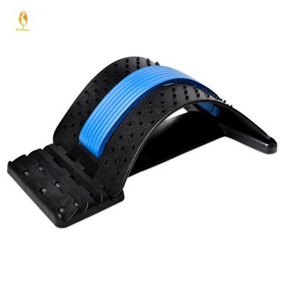 China 4-Levels Waist Lumbar Massager Professional Device Back Pain Relief Arch Stretcher Support Biscuit Board Back Stretcher Equipment for sale