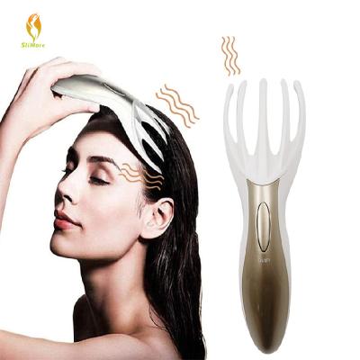 China Spa Finger Claw Gripper Vibration Scalp Massage Tool Octopus Head Electronic Scalp Stress Relax Spa Electric Scalp Head Massager for sale