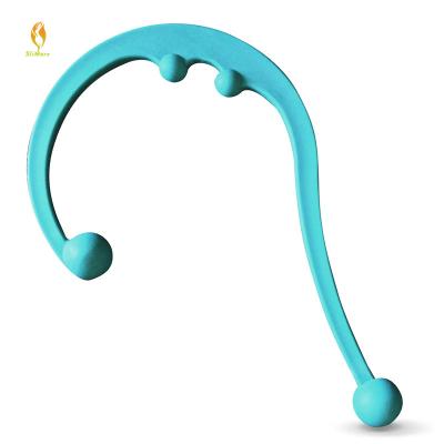 China Comfortable Deep Tissue Massager Cane Trigger Point Self Massage Hook Back and Neck Massager Tool for sale