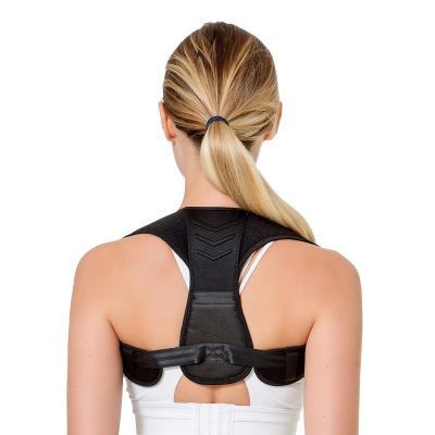 China Comfortable Unisex De Postura Adjustable Back Brace Shoulder Belt Support Correction Band Clavicle Posture Corrector for sale