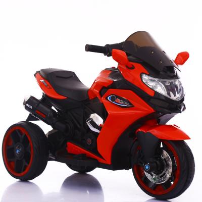 China Eco-friendly 12v Battery Powered 3 Wheels Kids Children Motorcycle Eco-Friendly Kids Electric Motorcycle Tricycle Kids Electric Motorcycle Children With Turn Signal Wheel for sale