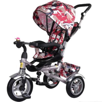 China Ride On Toy Factory Wholesale Cheap Kids Tricycle With Canopy Three Wheels Turning Seat Tricycle For Kids For Sale for sale