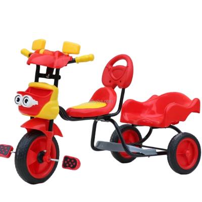 China New fashion baby tricycle easy steel kids tricycle plastic tricycle for kids 1-6 years old for sale