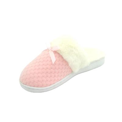 China Durable Women Indoor Soft Slippers Faux Fur Slipper Fluffy Indoor Boots for sale