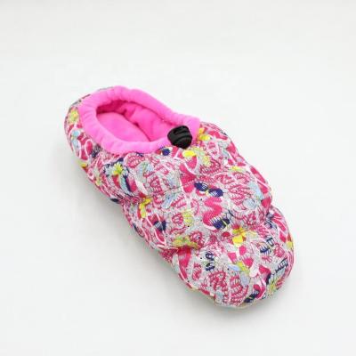 China Embroidery Rich Colorful Cotton Pattern Moccasin Geo Velvet Rope Girls Filling Elastic Moccasin for sale