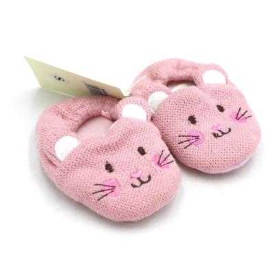 China Light Cute Cartoon Pink Smile For Indoor Baby Shoes for sale