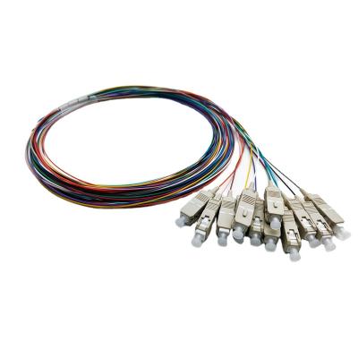 China Manufacture Fiber Optic Cable Pigtail With SC LC FC Connectors 0.9mm 2.0mm 3.0mm Telecommunication Equipment Pigtail for sale