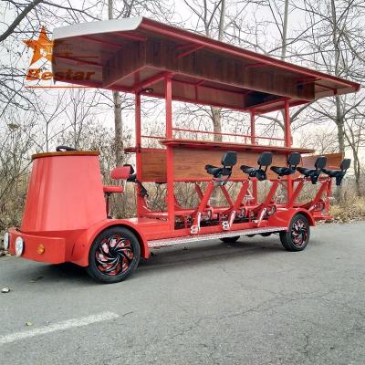 China fifteen passenger city rantel beer steel electric bike with battery for sale