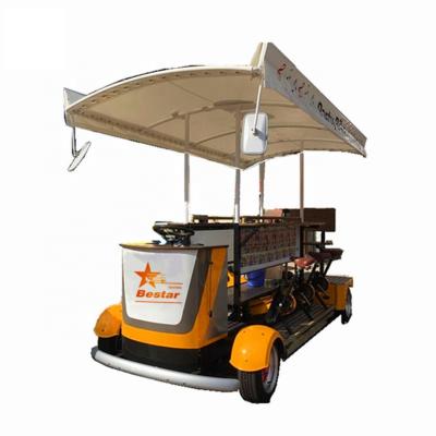 China The Street Be Your Own Boss Pedal Pub Party Bikes Wedding Pedal Tours Brew Beer Party Bar Beer Bike for sale