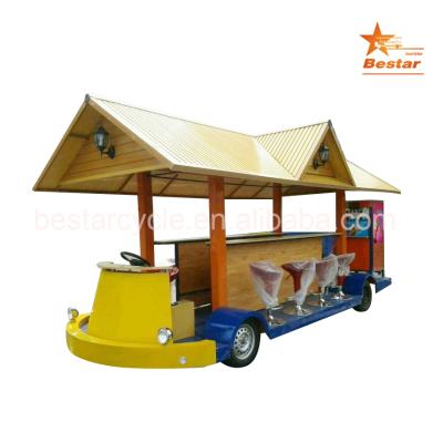 China Cargo 10-12 Person Cycle Electric Beer Bike Sightseeing Bar For Sale for sale