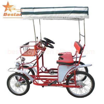 China Aluminum Whole Aluminum Park Use Surrey Bike Family Surrey Cycling For City Tour for sale