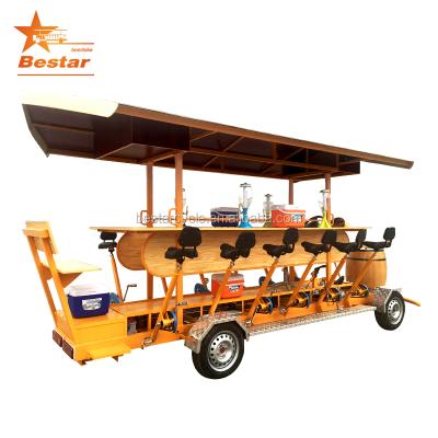 China Steel Face To Face Electric Pedal Bar Beer Cycle for sale