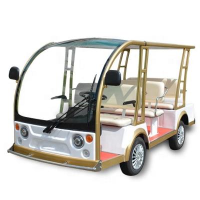 China Tourist Bus Electric Open Car For Sightseeing Shuttle 165/70 R13 for sale