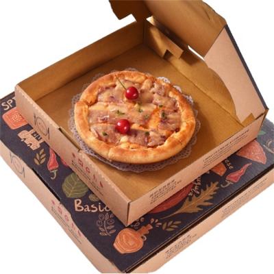 China Recycled Materials 12 Inch Custom Pizza Box Corrugated Wholesale Pizza Box Manufacturers Cheap Pizza Boxes With Logo for sale