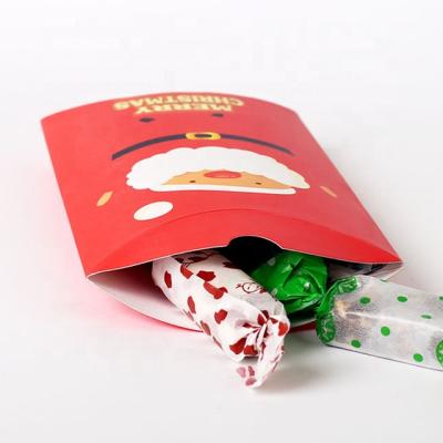 China Small Recyclable Christmas Eve Gift Christmas Candy Paper Packaging Box Gift For Sale for sale