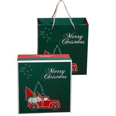 China Luxury Recycled Materials Christmas New Year Special Candy Set Small Cardboard Bridesmaid Jewelry Suitcase Shaped Paper Packaging Gift Box for sale