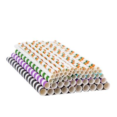 China Party Disposable Paper Straws Creative Creative Drinking Paper Straws for sale