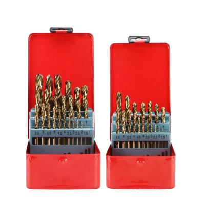 China synthetic materials & Graphite 19 Pieces 1-10mm Solid Carbide MEIGAO111 Torsion Drill Bits, Step Drill Bits Set For Metal Or Wood Working for sale