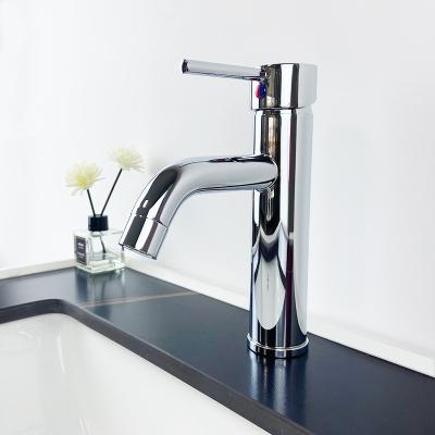 China Hot And Cold Switch Water Polished Finish Bathroom Sink Accessories Bathroom Taps Basin Mixer Tap Basin Faucet for sale