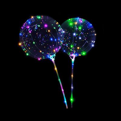 China Promotional toy led helium balloons led balloon birthday led balloons for party festival celebrations for sale