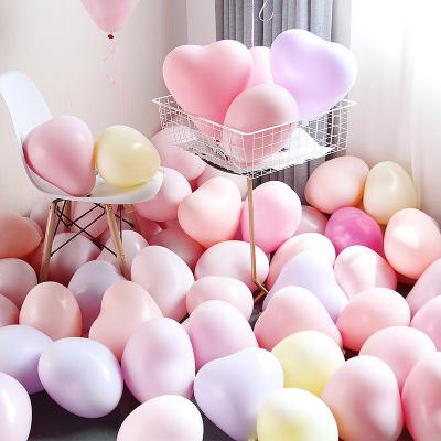 China Big Promotional Heart Balloon Macaron Balloon Love Toy Valentines Day Happy Valentines Day Balloons Arch Kit Party Decoration for sale