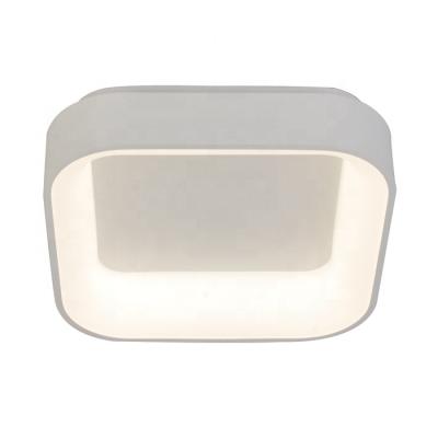 China Modern Hot Sale bed room 25W Aluminum Matt White side shine square led ceiling light for sale