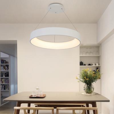 China Modern High Quality Led Round Pendant Lights Aluminum Light Round Bedroom Decorative Led Pendant Light for sale