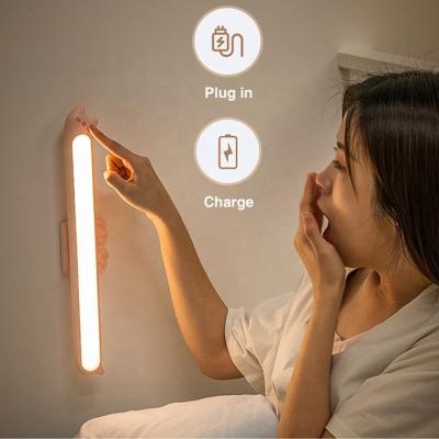 China OEM Zhongshan Modern Modern Cabinet Lights Motion Sensor Lamp Night Light With Magnet USB Kids for sale