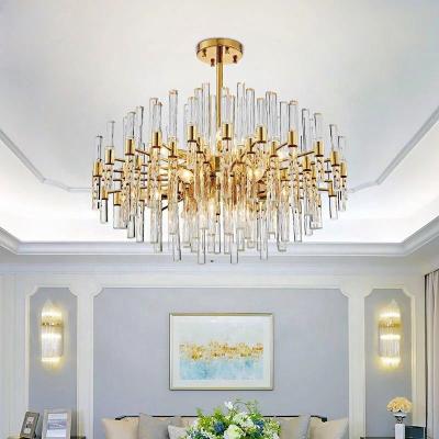 China Modern warm modern home decoration lighting simple luxury large chandelier crystal chandelier for sale