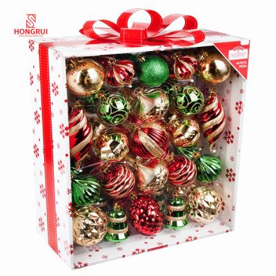 China Holiday decoration & 2021 Gift Wholesale Personalize Baubles Christmas Tree Top Selling Decoration Colorful Shatterproof Balls for sale