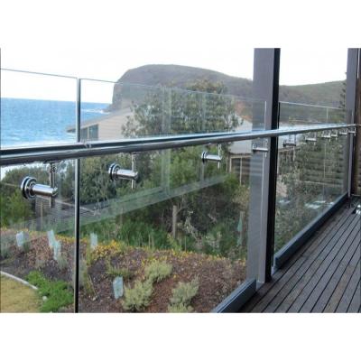 China Modern 304 Balcony Balustrade U Channel Profile Glass Balustrade for sale