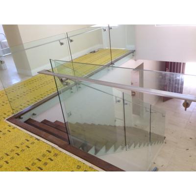 China Modern Polish Stainless Steel Glass Standoff Glass Balustrade for sale