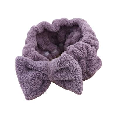 China Soft Cute Girls Christmas Antler Hair Band Makeup Wash Elastic Headband for sale