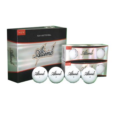 China High Quality Golf Course Free Samples 4 Layer Urethane Tournament Golf Ball With Box Packing for sale