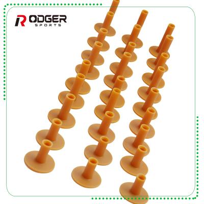 China Different Colors Wholesale Bulk Golf Tees Wholsale Range Specialized Dural Rubber Tees for sale