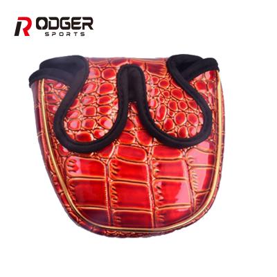 China Durable Fashion Leather Golf Club Headcover , Leather Putter Covers for sale