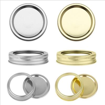 China Non Spill Regular Wide Mouth Mason Jar Canning Lids Slot Type Lids Wholesale For Mason Jar Buyer Reviews1 5.01 for sale