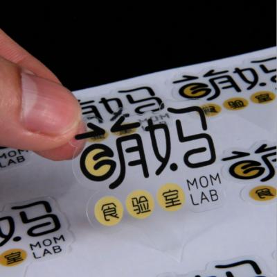 China Inkjet Waterproof Sheet Waterproof Clear LaserJet Printable Label Wholesale A4 Transparent Vinyl Sticker Paper for sale