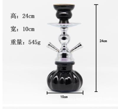 China Smooking Hookah Accessories Smoking Pumpkin Shape Multicolor Detachable Frosted Glass Shisha Narguile Hookah for sale