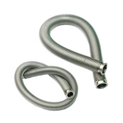 China Stainless Flexible Corrugated Flexible Pipes Stainless Steel Bellows Hose Customized Size for sale