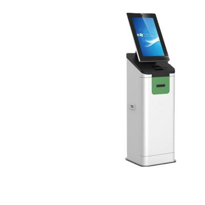 China Stand alone A4 Printer Kiosk For Hospital Government Self Service Interactive Touch Screen Kiosk for sale