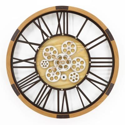 China Antique Classic Medieval European Style Decor Minimalist Wall Clock for sale