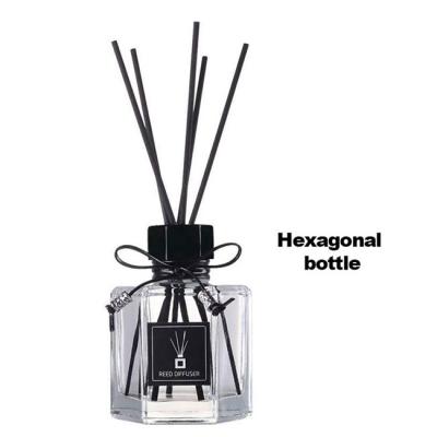 China Custom Luxury Aroma Reed Diffuser Sustainable Clear Liquid For Bedroom for sale