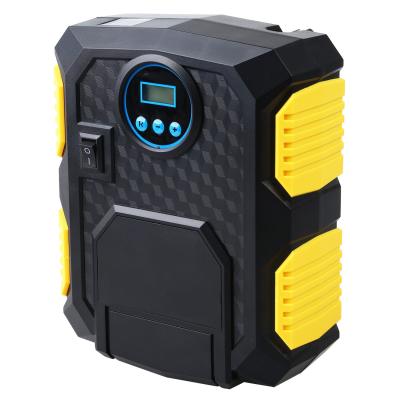 China Wholesale Electric Automatic Pump 12V DC Air Compressor Pump Portable Digital Tire Inflator Automatic Air Filling For Sample Use for sale