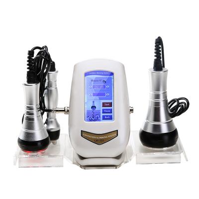 China Skin Tightening 40K Ultrasonic Cavitation Body Slimming Fit 3 in 1 Handles Vacuum Facial Rejuvenation Machine for sale