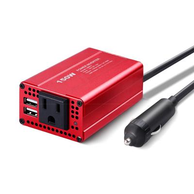 China Durable 150W Modified Sine Wave Car Power Inverter DC 12V To AC 110V Car Plug Adapter Dual USB Outlet Charger For Laptop for sale