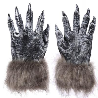 China Manufacturer Supply Halloween Wolf Gloves Festival Decoration Cosplay for sale