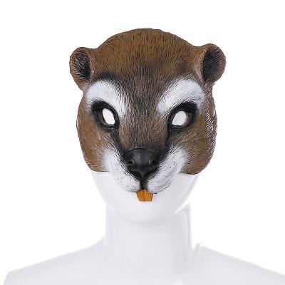 China Cozy Maker Supply Halloween Squirrel Half Face Mask for sale