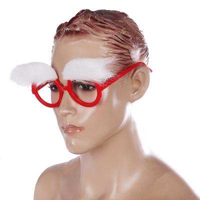 China Eco-Friendly Manufacturer Supply Christmas Santa Beard Glasses for sale