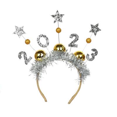 China 2023 Happy New Years Word Headband Festival Decoration Manufacturer Supply for sale